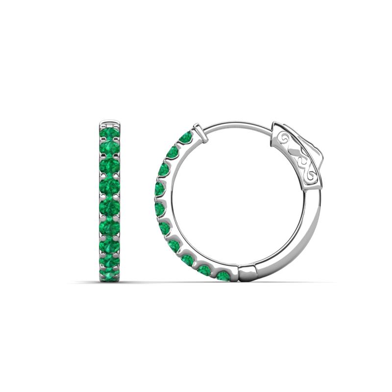 Akira 0.50 ctw Emerald (2.00 mm) Hoop Earrings 