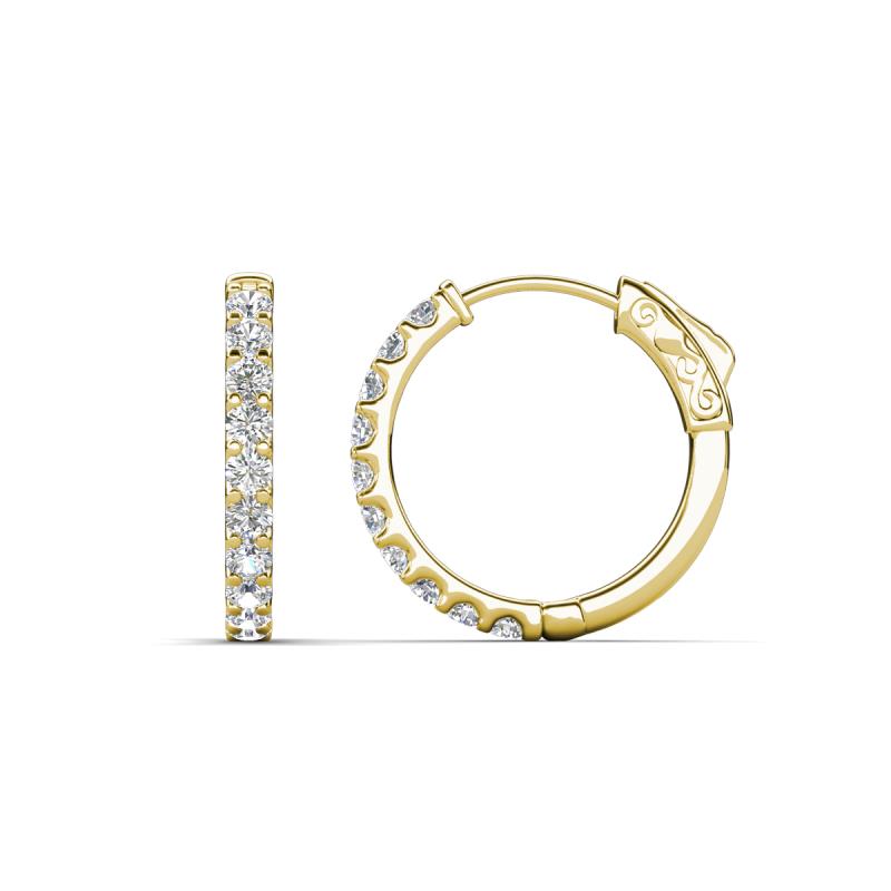 Akira 0.60 ctw Moissanite (2.00 mm) Hoop Earrings 