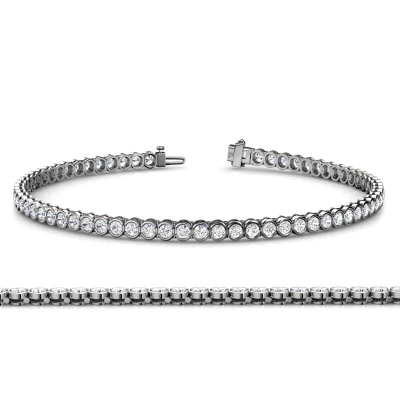 Tiara 2.00 mm Diamond Eternity Tennis Bracelet 
