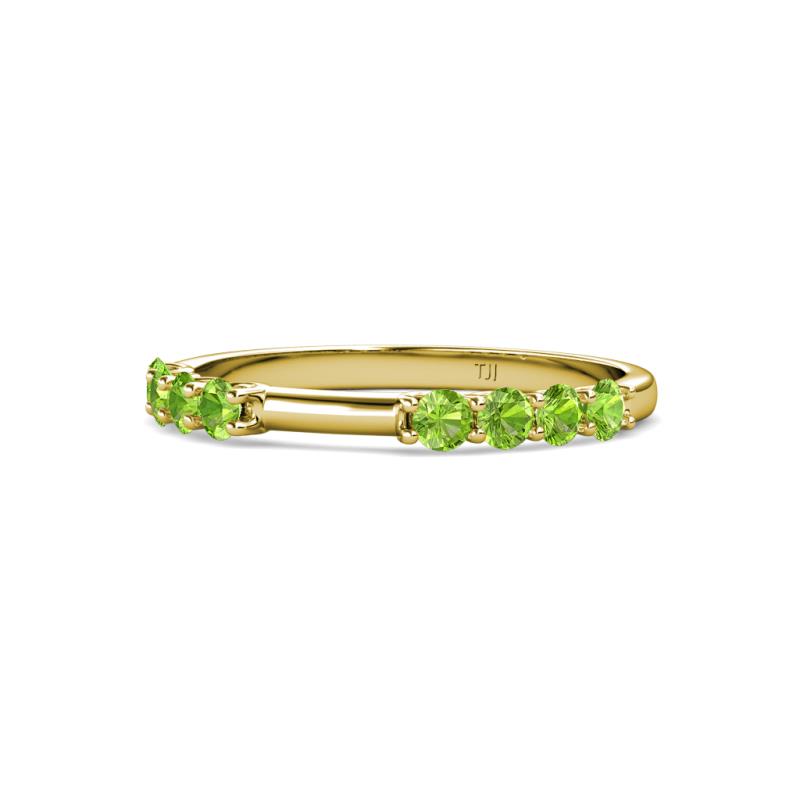 Alicia 0.59 ctw Peridot Wedding Band 