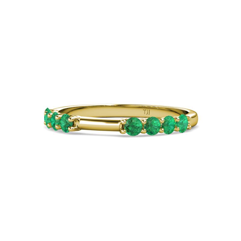 Alicia 0.40 ctw Emerald Wedding Band 