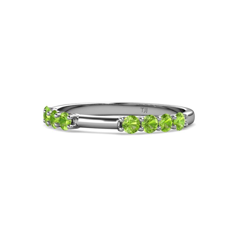 Alicia 0.59 ctw Peridot Wedding Band 