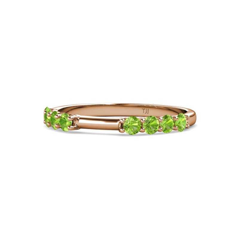 Alicia 0.59 ctw Peridot Wedding Band 