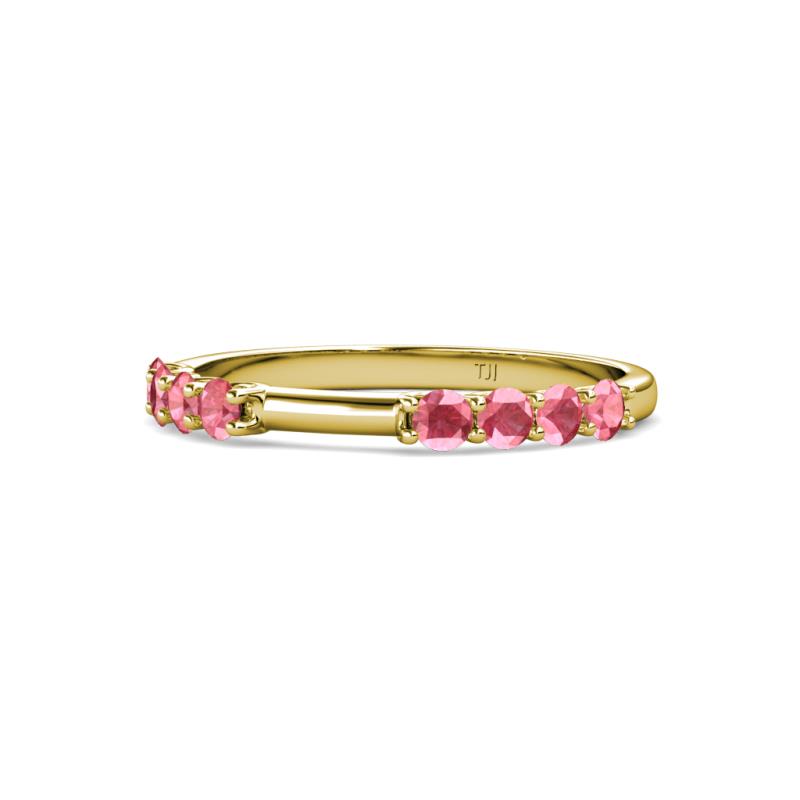 Alicia 0.40 ctw Pink Tourmaline Wedding Band 