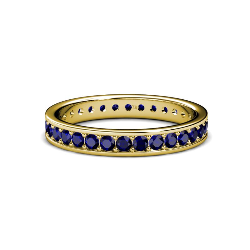 Livia 2.00 mm Blue Sapphire Eternity Band 