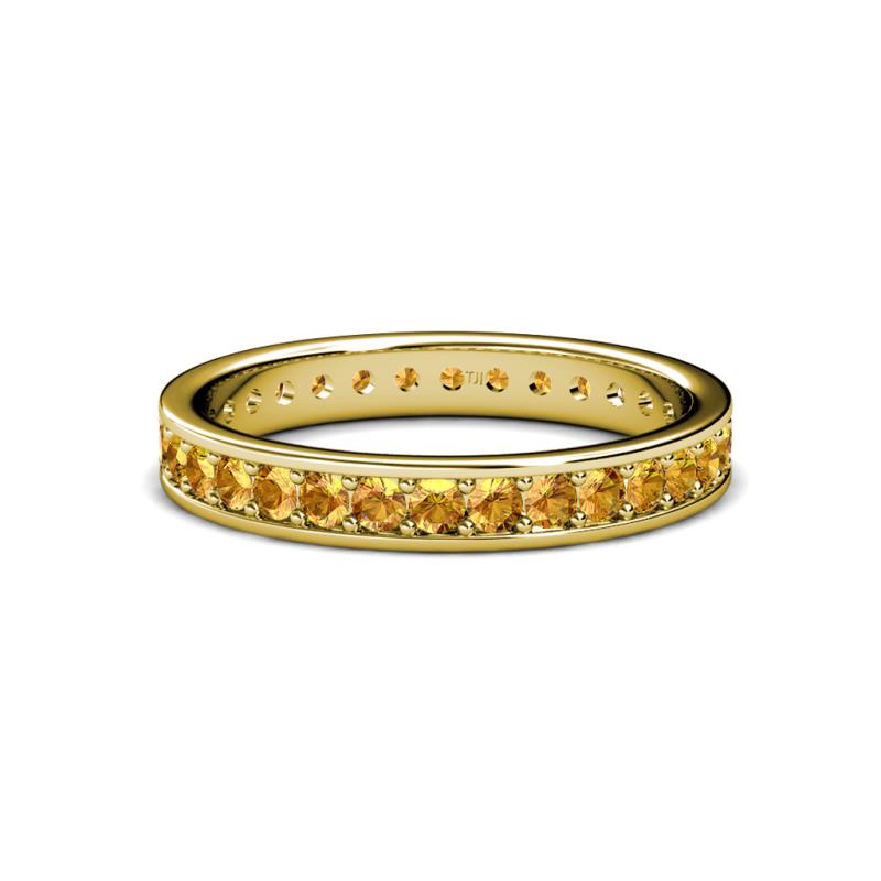 Livia 2.00 mm Citrine Eternity Band 