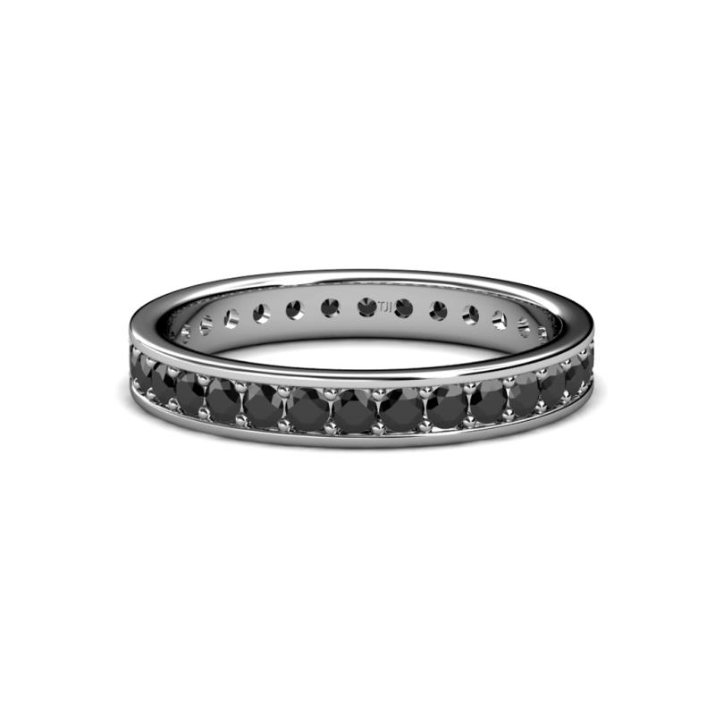 Livia 2.00 mm Black Diamond Eternity Band 