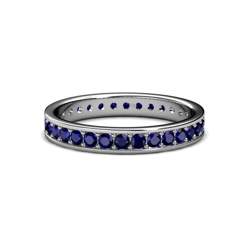 Livia 2.00 mm Blue Sapphire Eternity Band 