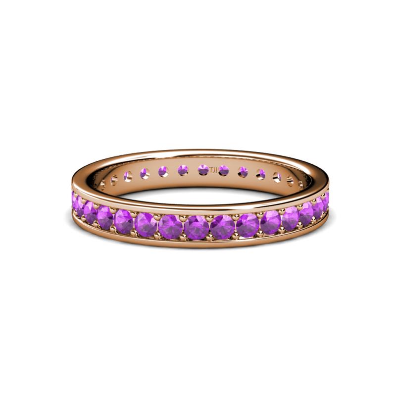 Livia 2.00 mm Amethyst Eternity Band 