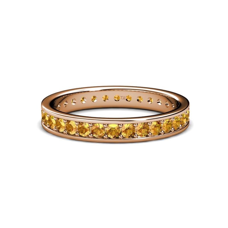 Livia 2.00 mm Citrine Eternity Band 