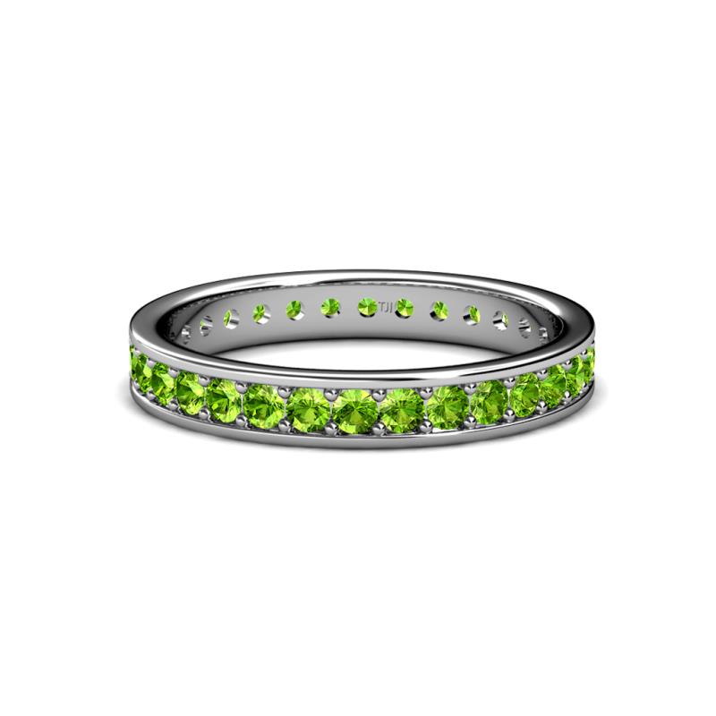 Livia 2.00 mm Peridot Eternity Band 