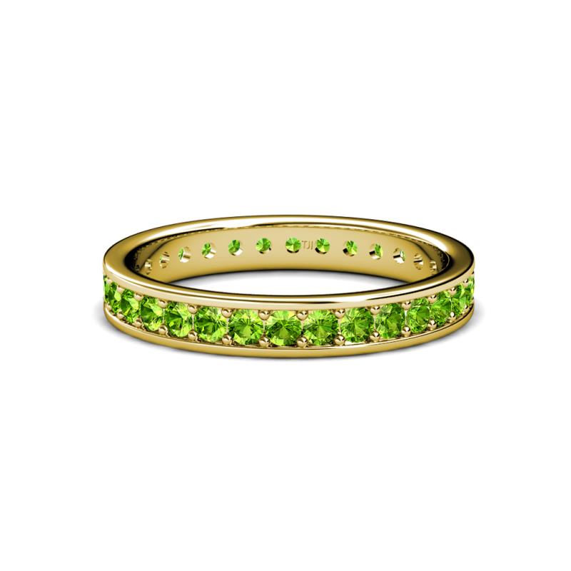 Livia 2.00 mm Peridot Eternity Band 