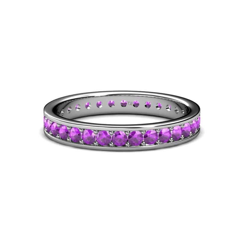 Livia 2.00 mm Amethyst Eternity Band 