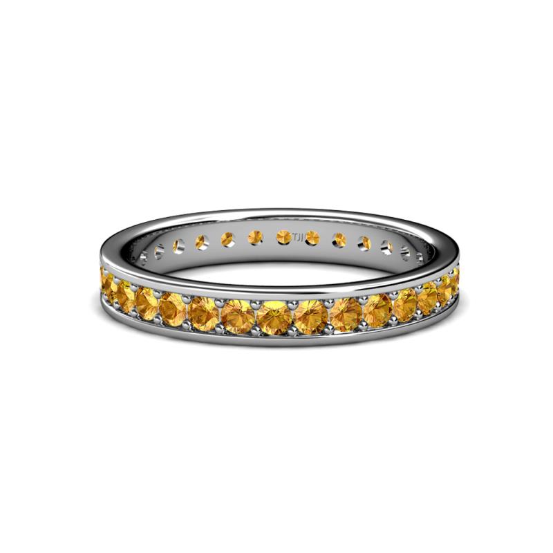 Livia 2.00 mm Citrine Eternity Band 