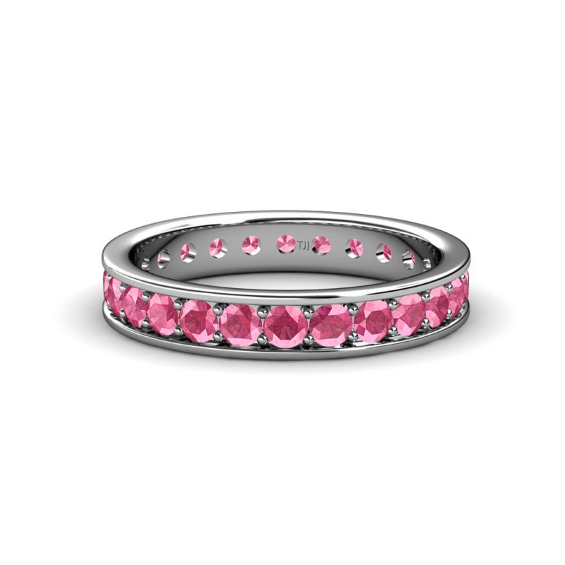 Livia 2.40 mm Pink Tourmaline Eternity Band 