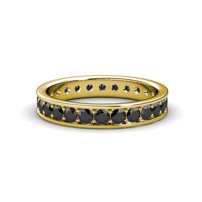 Livia 2.40 mm Black Diamond Eternity Band 