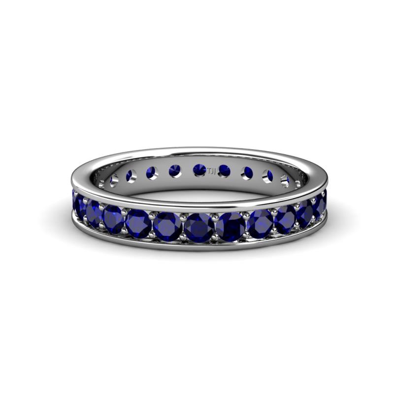 Livia 2.70 mm Blue Sapphire Eternity Band 