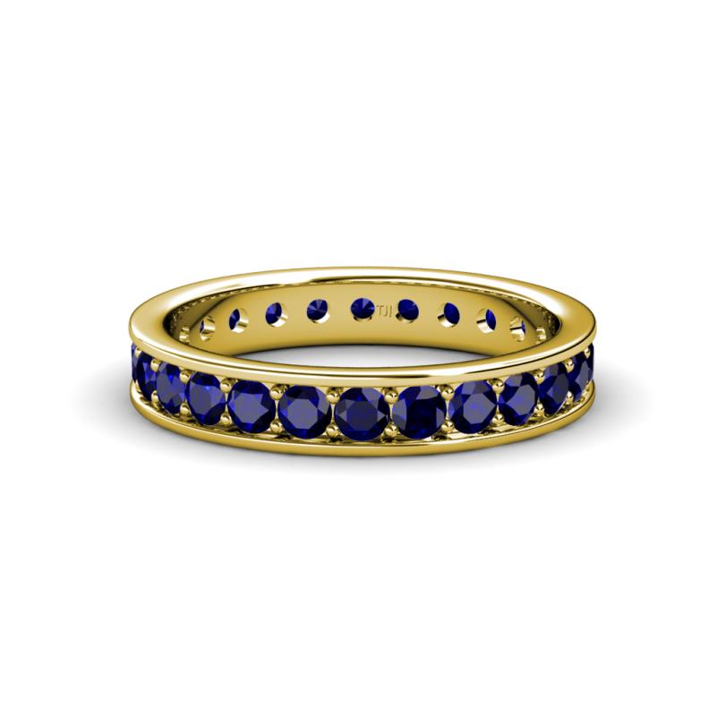Livia 2.70 mm Blue Sapphire Eternity Band 