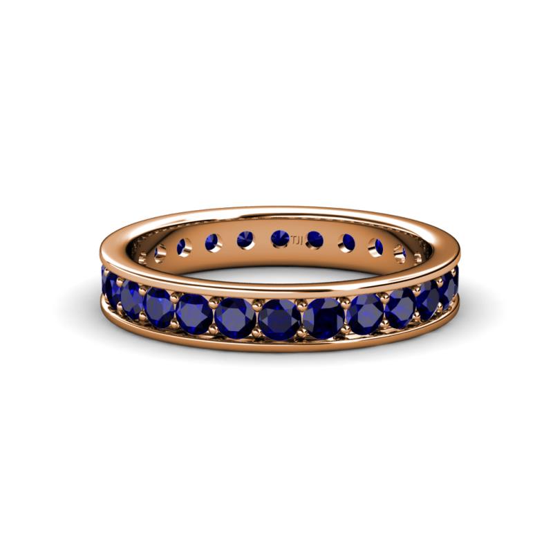 Livia 2.70 mm Blue Sapphire Eternity Band 