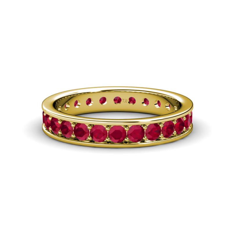 Livia 2.70 mm Ruby Eternity Band 