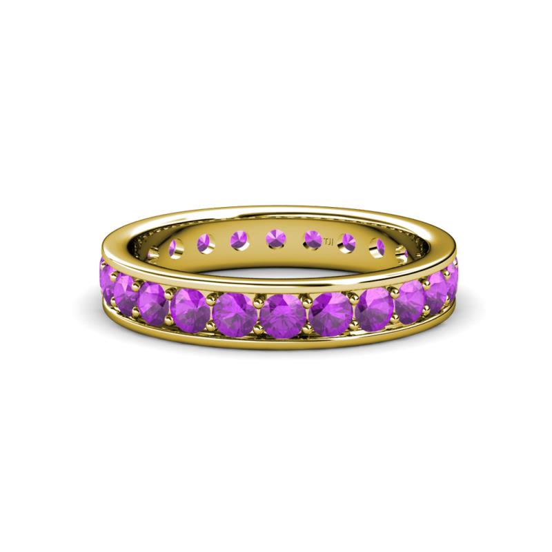 Livia 3.00 mm Amethyst Eternity Band 