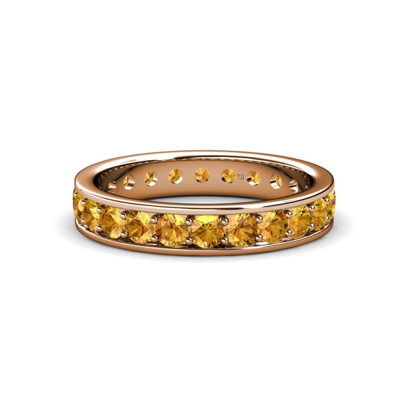 Livia 3.00 mm Citrine Eternity Band 