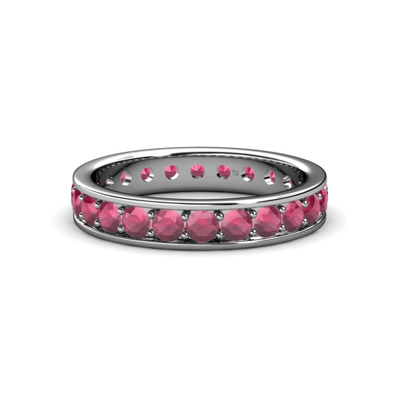 Livia 3.00 mm Rhodolite Garnet Eternity Band 
