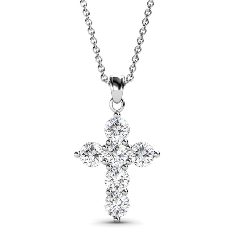 Isabella Lab Grown Diamond Cross Pendant 