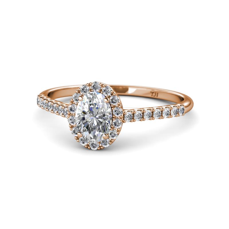 Marnie Desire Lab Grown Diamond Halo Engagement Ring 