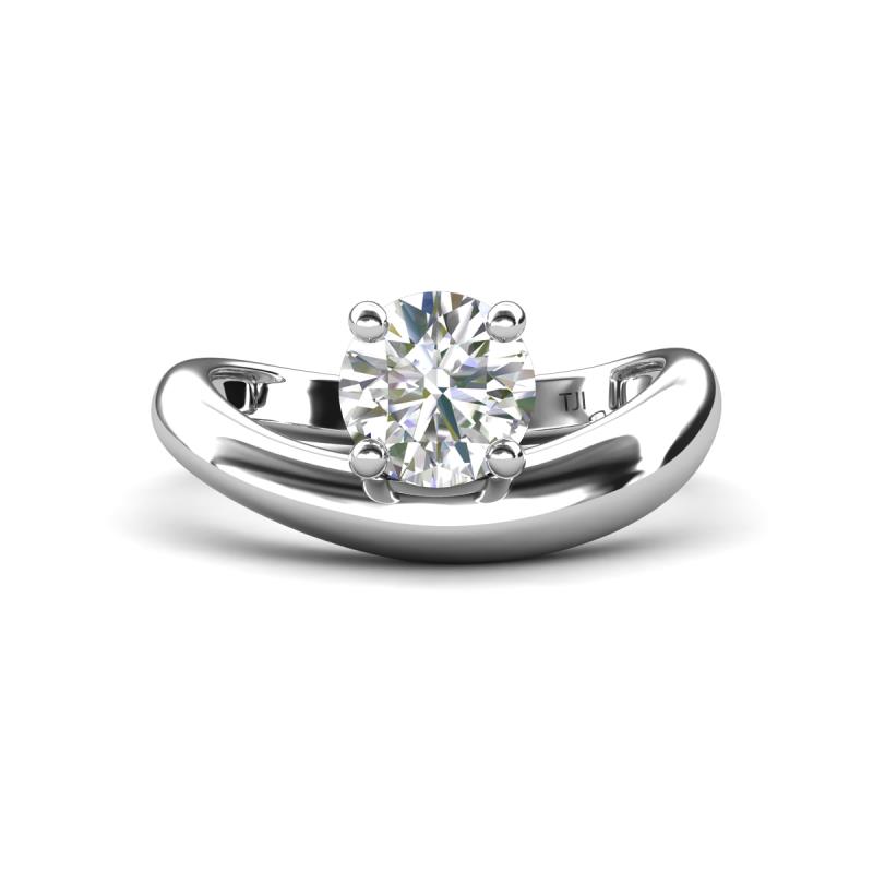 Anahi 1.00 ct Moissanite Women Curve Solitaire Ring 