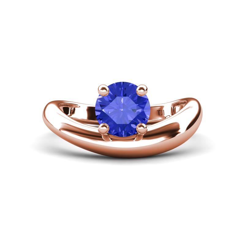 Anahi 0.92 ct Tanzanite Women Curve Solitaire Ring 