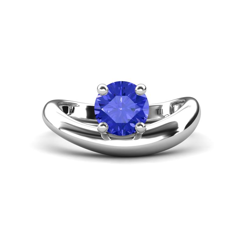 Anahi 0.92 ct Tanzanite Women Curve Solitaire Ring 