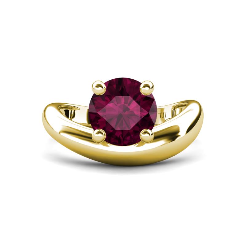 Anahi 2.26 ct Rhodolite Garnet Women Curve Solitaire Ring 