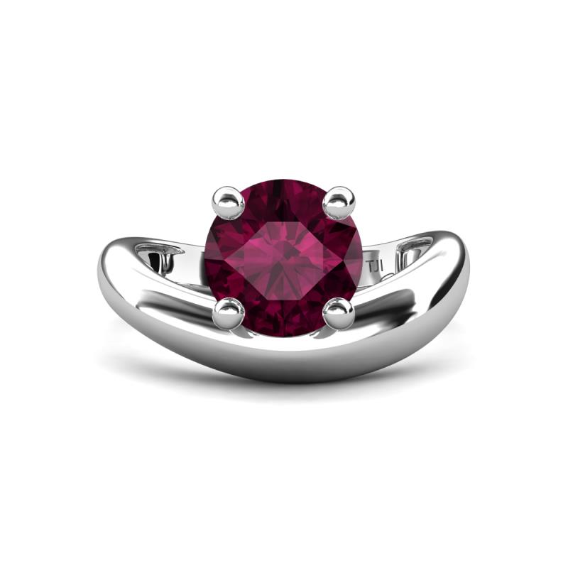 Anahi 2.26 ct Rhodolite Garnet Women Curve Solitaire Ring 