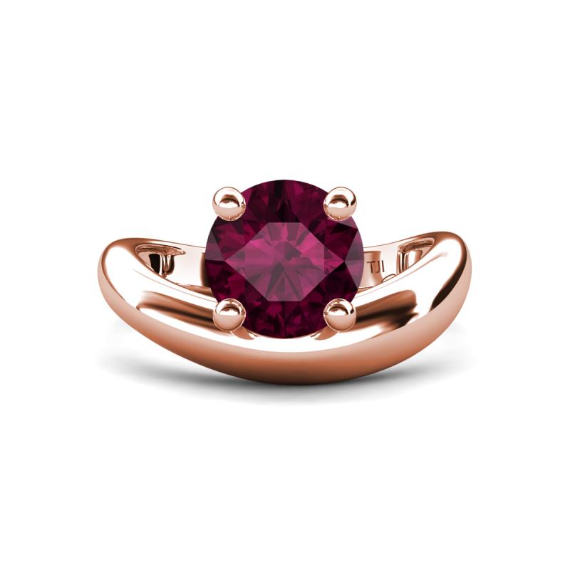 Anahi 2.26 ct Rhodolite Garnet Women Curve Solitaire Ring 
