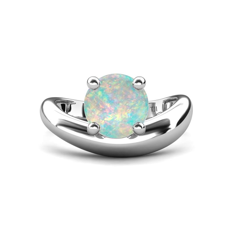 Anahi 1.40 ct Opal Women Curve Solitaire Ring 