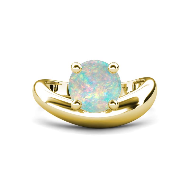 Anahi 1.40 ct Opal Women Curve Solitaire Ring 
