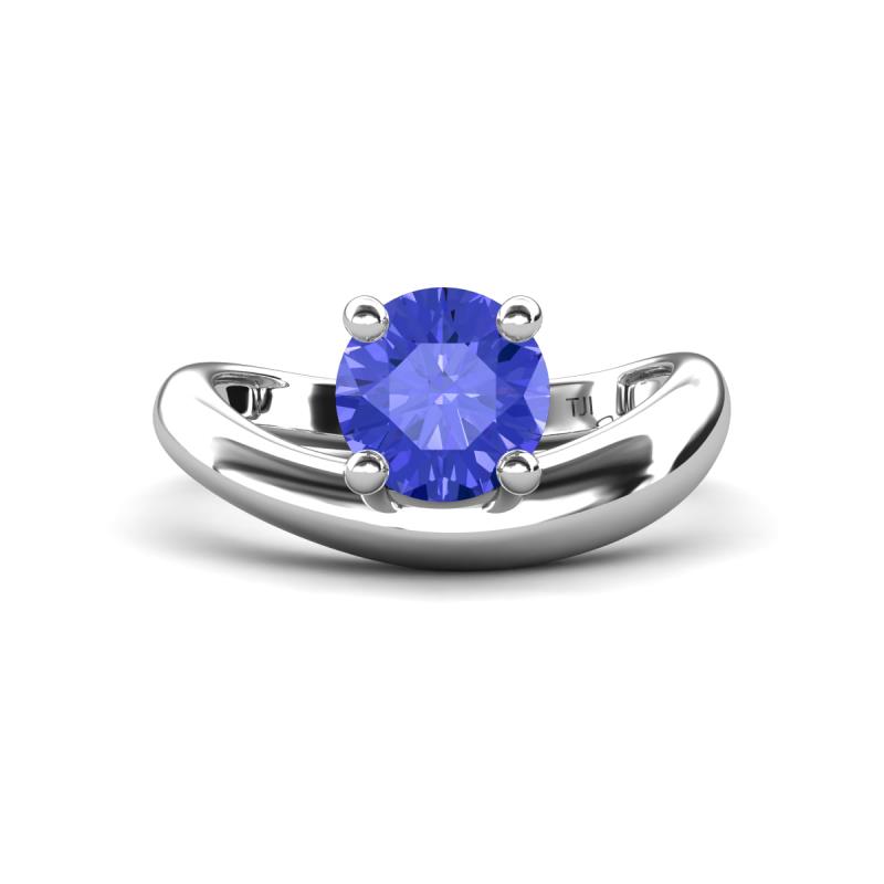 Anahi 1.19 ct Tanzanite Women Curve Solitaire Ring 