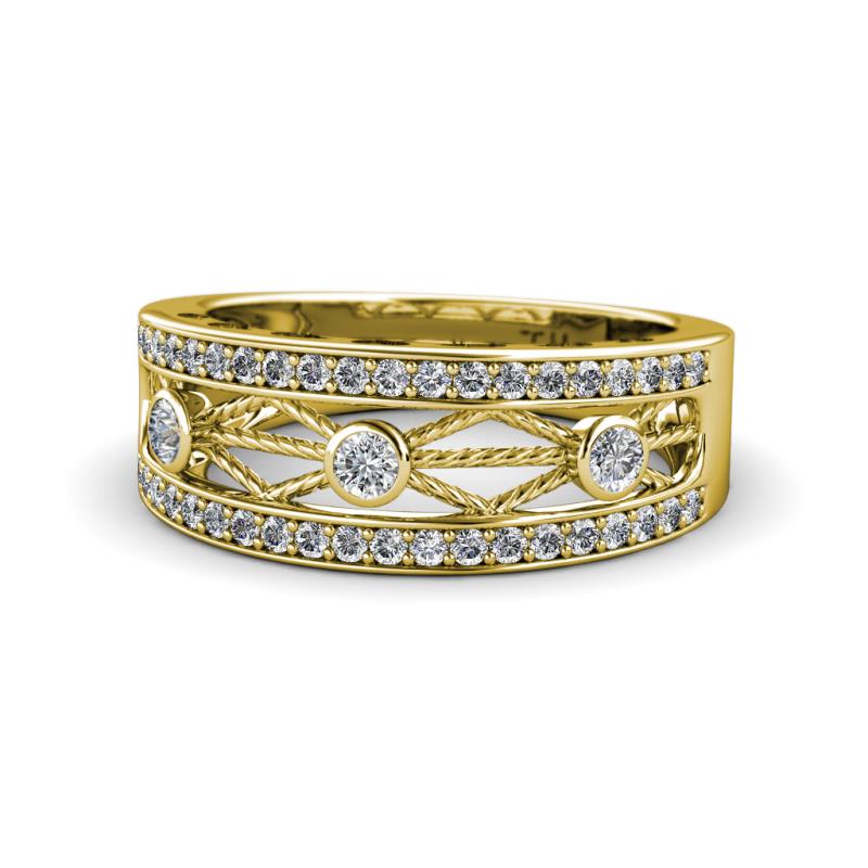 Aurelia 0.52 ctw Natural Diamonds Wedding Band 