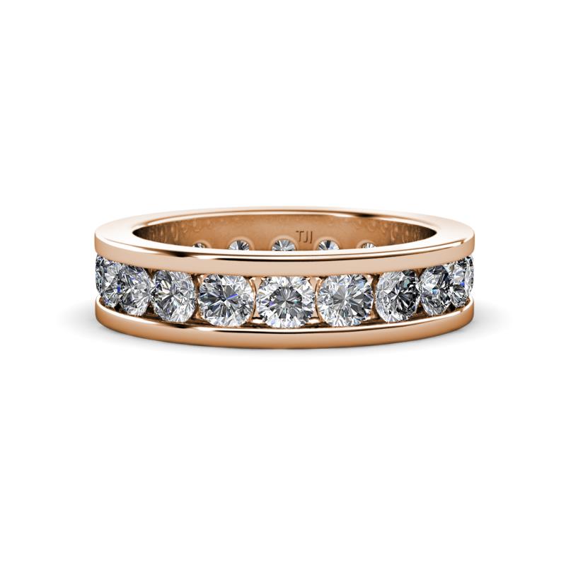 Celina 3.40 mm Round Lab Grown Diamond Eternity Band 