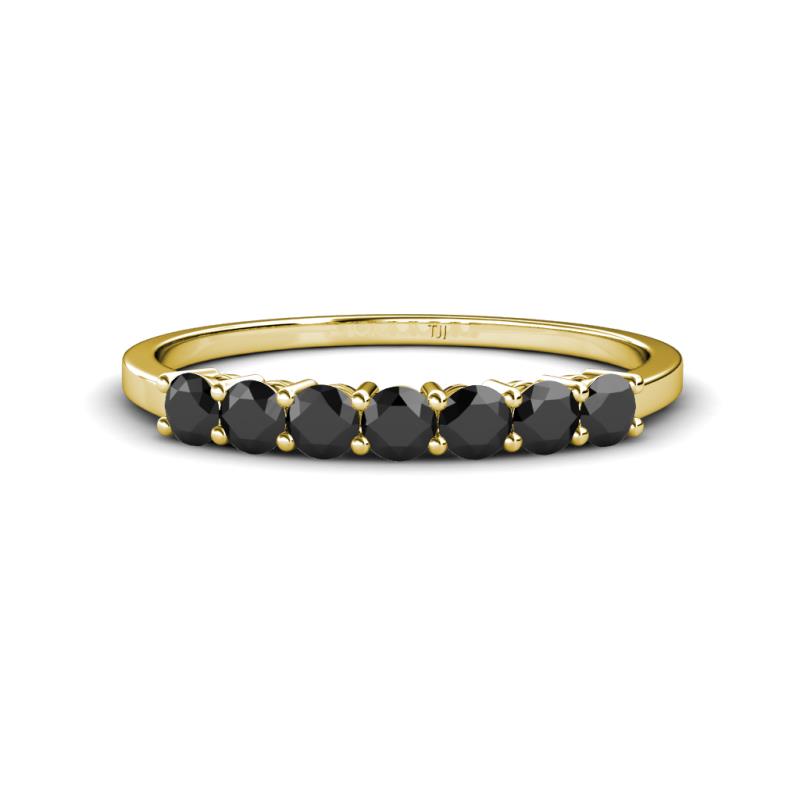 Vivian 3.00 mm Black Diamond Wedding Band 