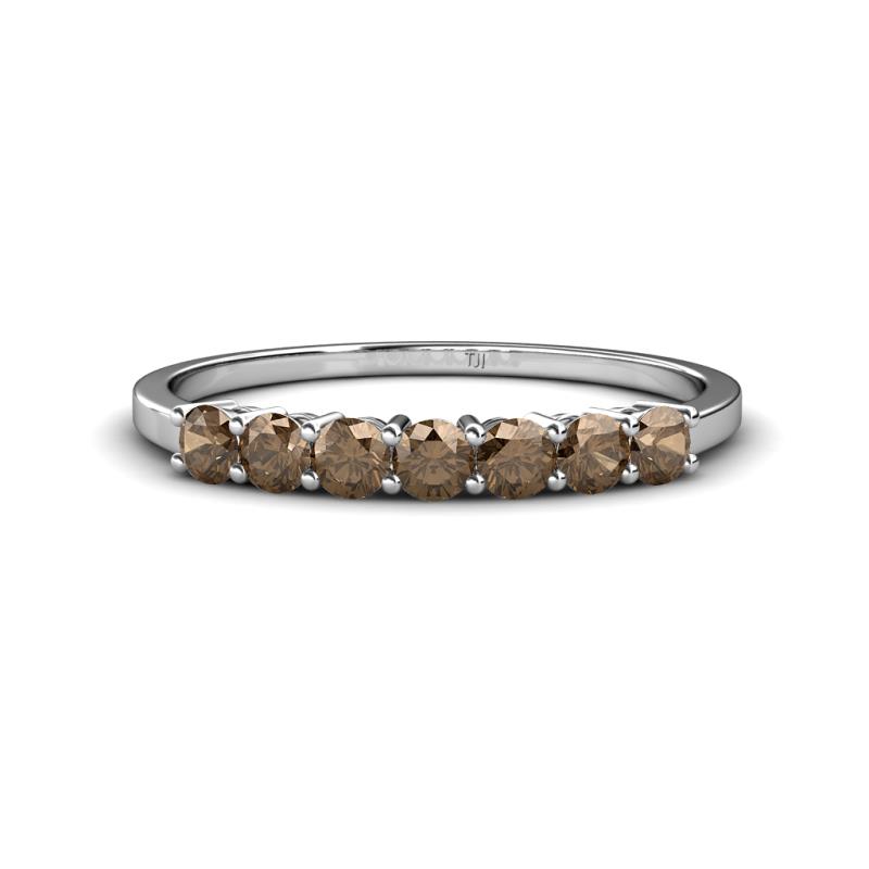 Vivian 3.00 mm Smoky Quartz Wedding Band 