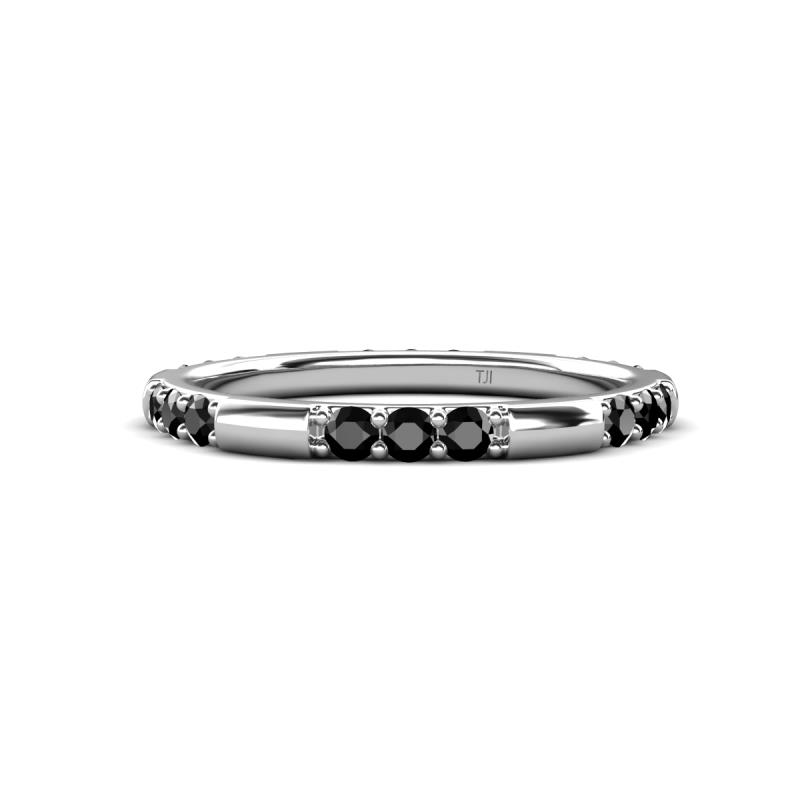 Ilana 0.57 ctw Black Diamond Women Stackable Eternity Band 