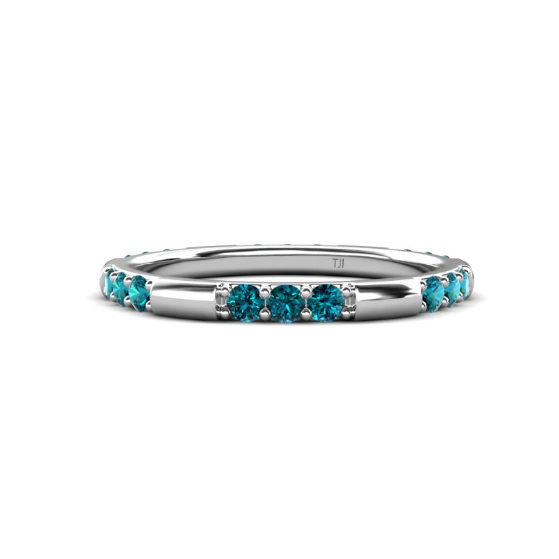 Ilana 0.54 ctw Blue Diamond Women Stackable Eternity Band 