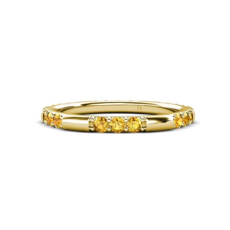 Ilana 0.72 ctw Citrine Women Stackable Eternity Band 