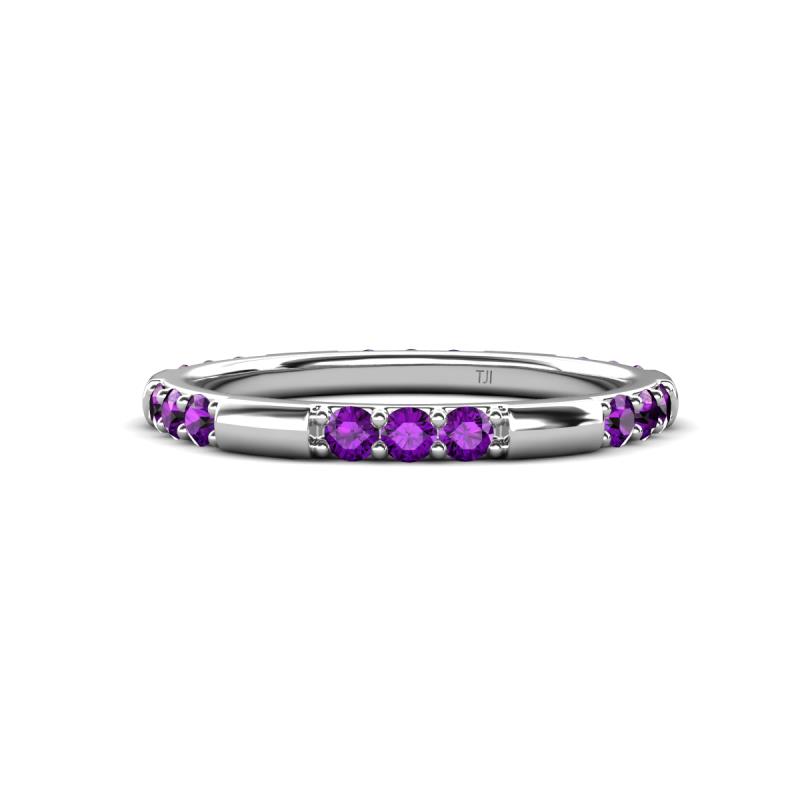 Ilana 0.72 ctw Amethyst Women Stackable Eternity Band 