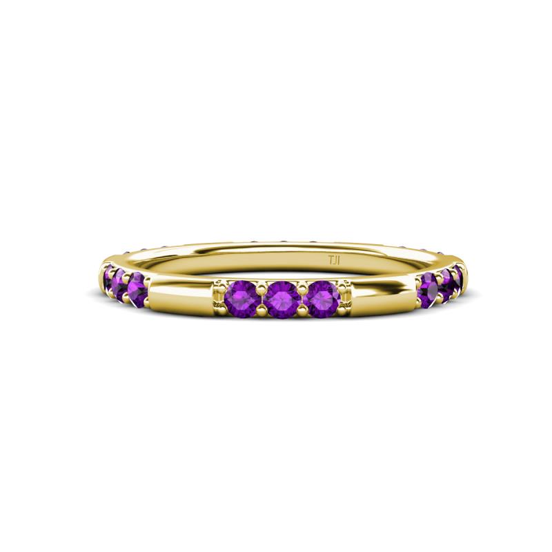 Ilana 0.72 ctw Amethyst Women Stackable Eternity Band 