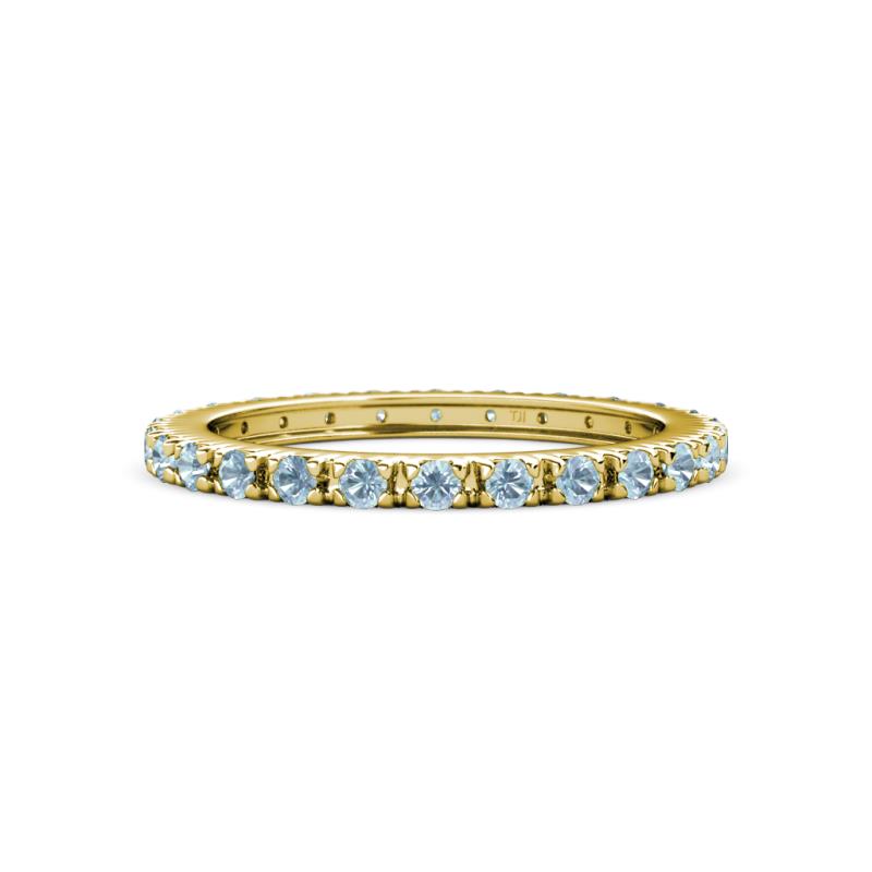 Gracie 2.00 mm Aquamarine Eternity Band 