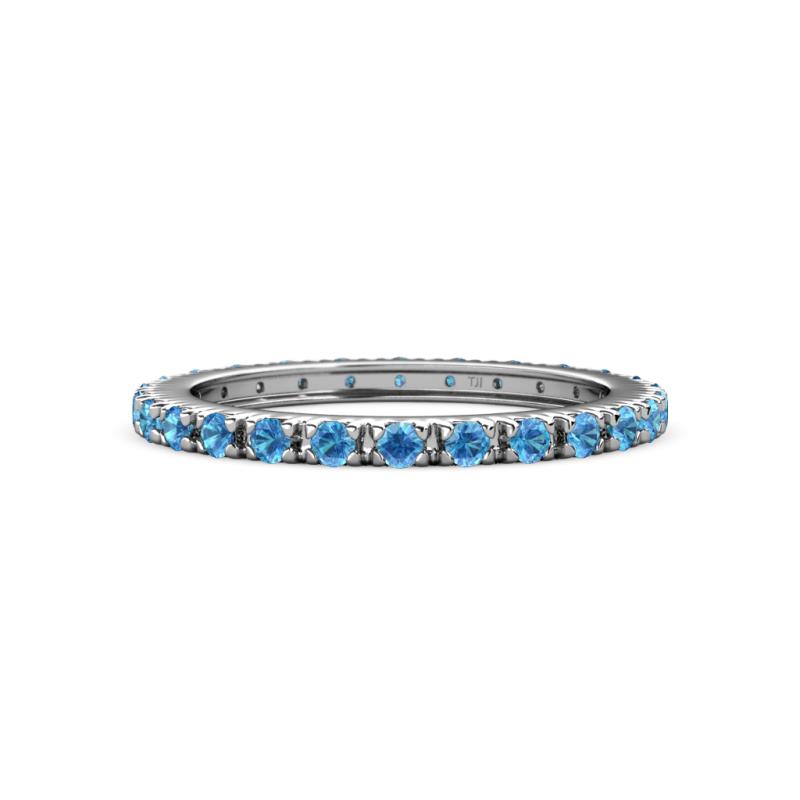 Gracie 2.00 mm Blue Topaz Eternity Band 