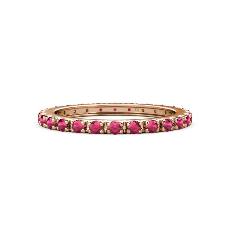 Gracie 2.00 mm Ruby Eternity Band 